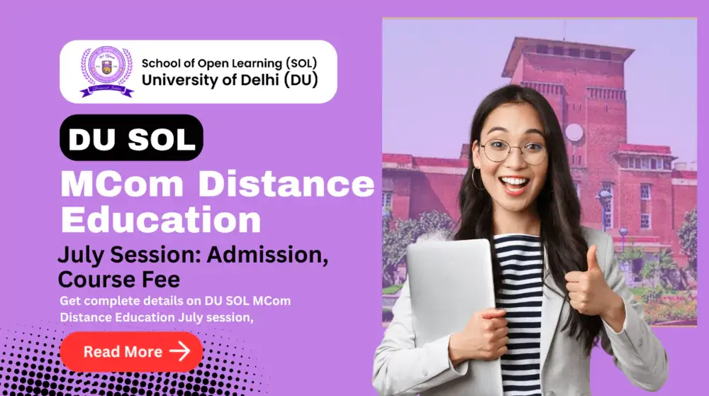 mcom distance education