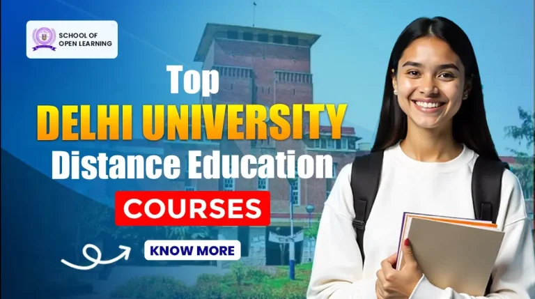 Delhi University Distance Education Courses