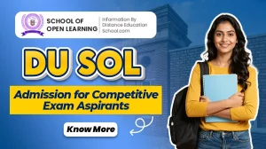 du sol admission for competitive exams