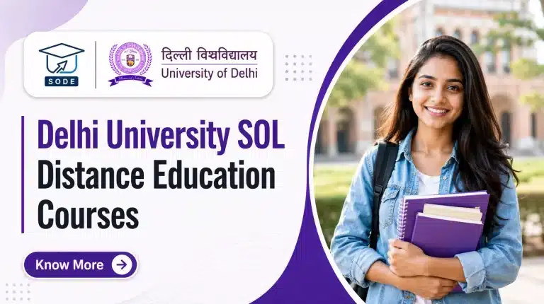 Delhi University SOL Distance Education Courses 2026
