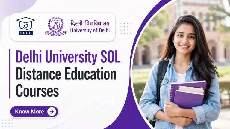 Delhi University SOL Distance Education Courses 2026